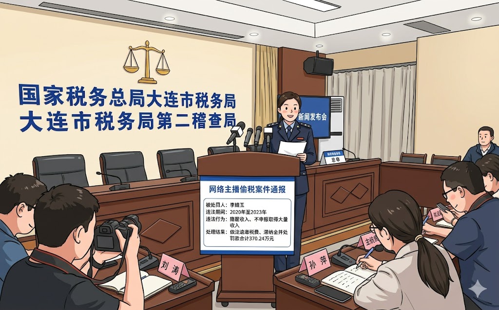 网络主播税案通报